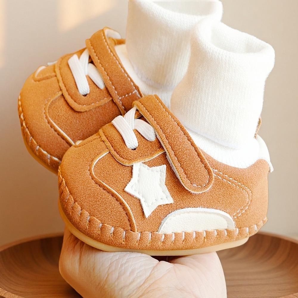 Infant Non-Slip Fleece Lined Soft Sole Winter Shoes for Beginners (0-1 Year)