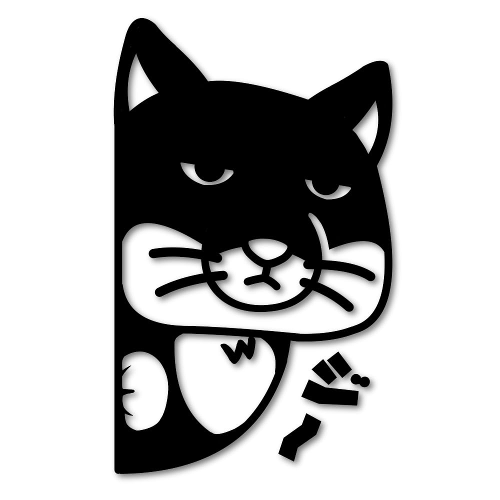 [Tamiya] Tibetan Hyokkori Cutting Sticker Tibetan Snake Fox Weatherproof and One Size