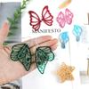 Earring Pendant Resin Molds Silicone Mold Butterfly Pendants Epoxy Crafts Jewelry Making Casting Mould Keychain Molds