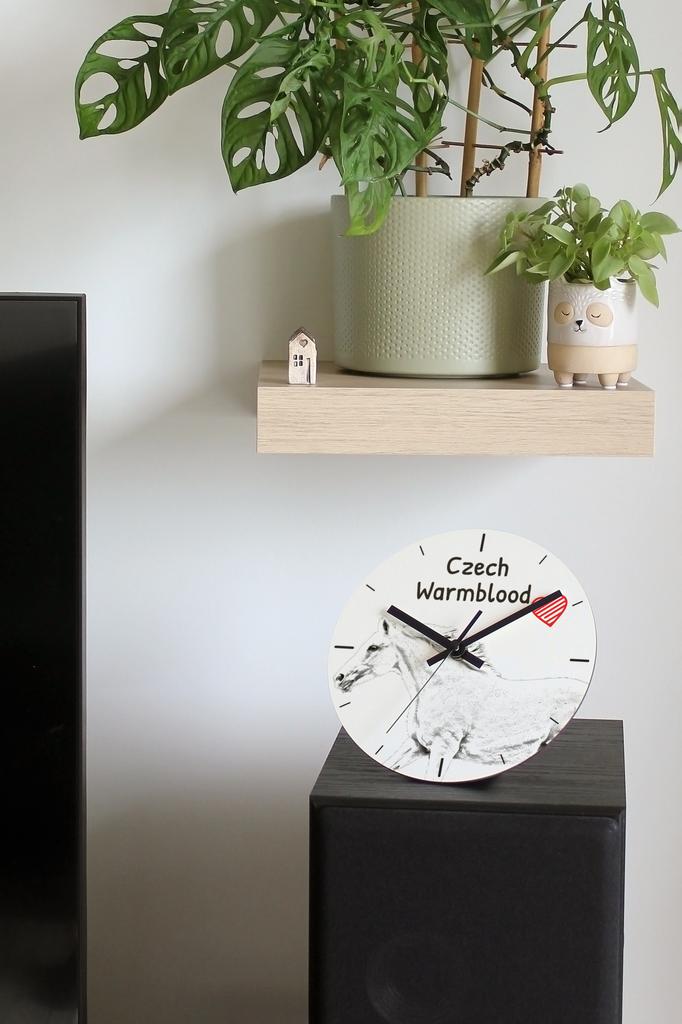 Czech Warmblood – Wall clock with a horse, shelf clock with a print | Art-Dog
