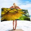 Sunflower Oversized Sand Free Beach Towel Large Quick Dry Beach Towels Bath Beach Pool Gym Travel Bath Towel for Swimming Sports