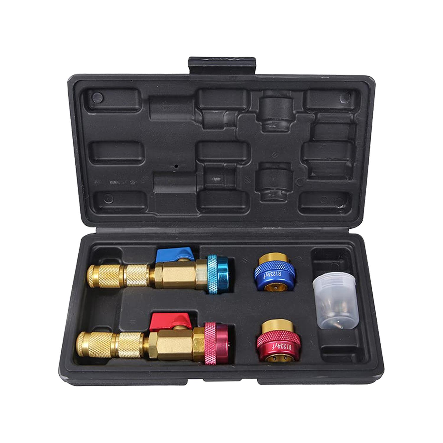 

Automotive AC R134a R1234yf Valve Core Remover Installer Tool Set Air Condithoning Valve Core Remover Tool