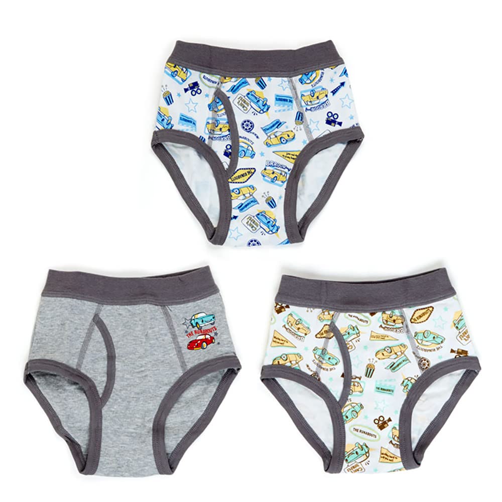 

[Sanrio] Трусы, брюки, 90 см, 100% хлопок, комплект автомобилей Runabouts, 3 шт., с местом для имени внутри, моющийся персонаж для мальчиков 288217