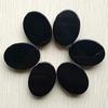 Ochoos Wholesale 6pcs/lot Assorted Natural Black Onyx Oval CAB CABOCHON Mix 30x40mm Stone Beads for DIY Jewelry Making