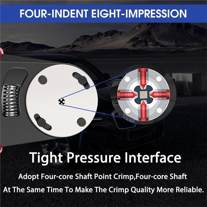 DT Solid-Barrel Contact Circular Connector Crimper D-Sub Closed-Barrel Crimping Tool 20-16 AWG Ratchet Plier-B61B