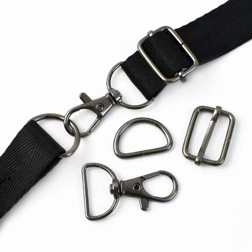 56Pcs Swivel Clasp Lobster Claw Clasp Bags Hardware Keychain Clip Hook  Strap Making