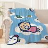 Cartoon M-MINNA NO T-TABO Niedliche Decke Plüsch Nickerchen Sofa Teppich für Wohnzimmer Warm Büro Schlafzimmer Geburtstag Zuhause Reisen Kindergeschenke