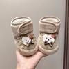 Cartoon Winter Baby Shoes: Soft Sole, Warm Cotton, Non-Shedding; Fits 0-12 Months