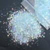50g/Bag Opal Powder Nail Glitter Pink Purple White Mix Summer Color Nails Art Sequins Flakes Supplies for Nail Makeup Decoration