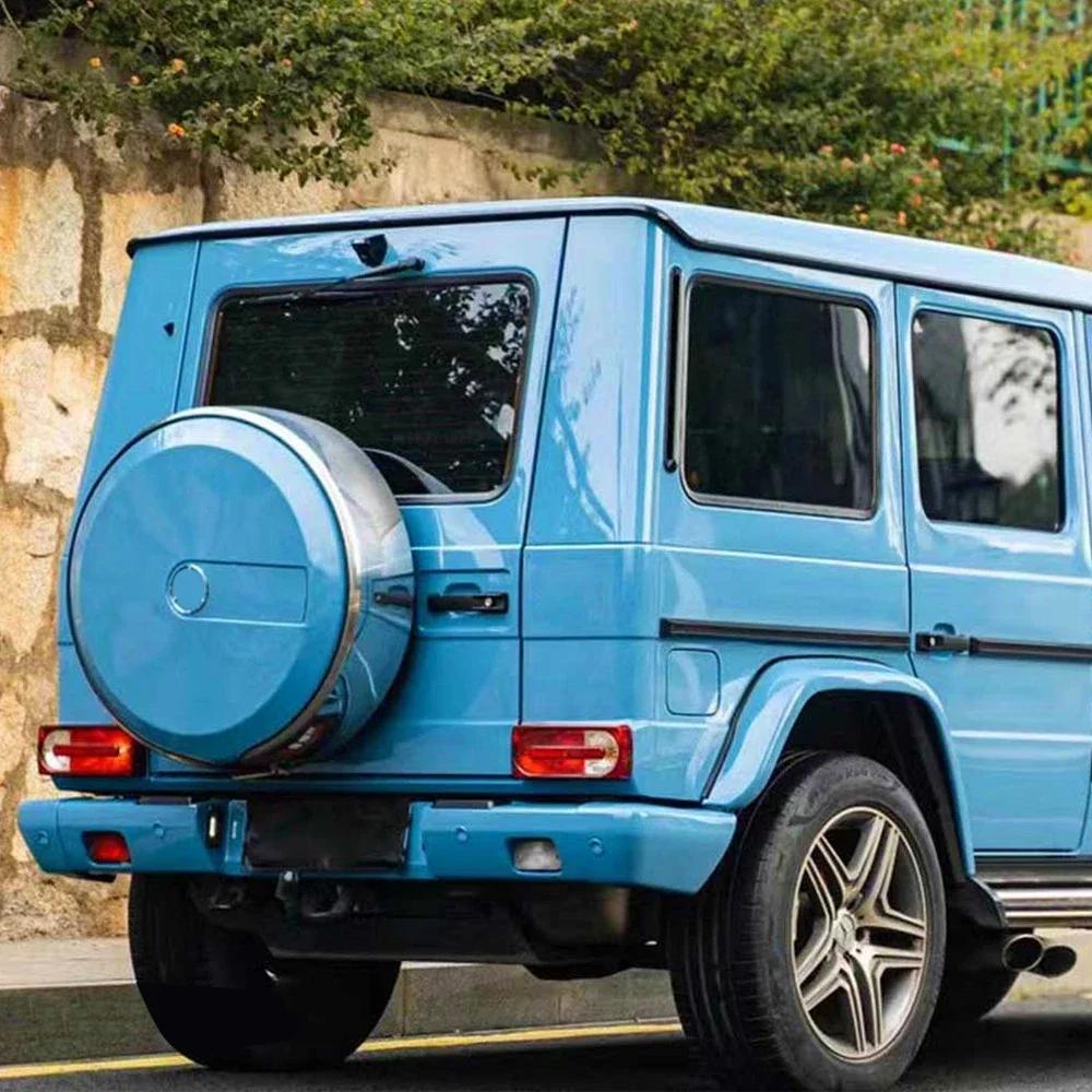 

Gloss Light Blue Car Wrap Sticker Color Change Vinyl Film Bubble Free Wrapping Car Accessories Auto Exterior Interior Decoration 10x152cm