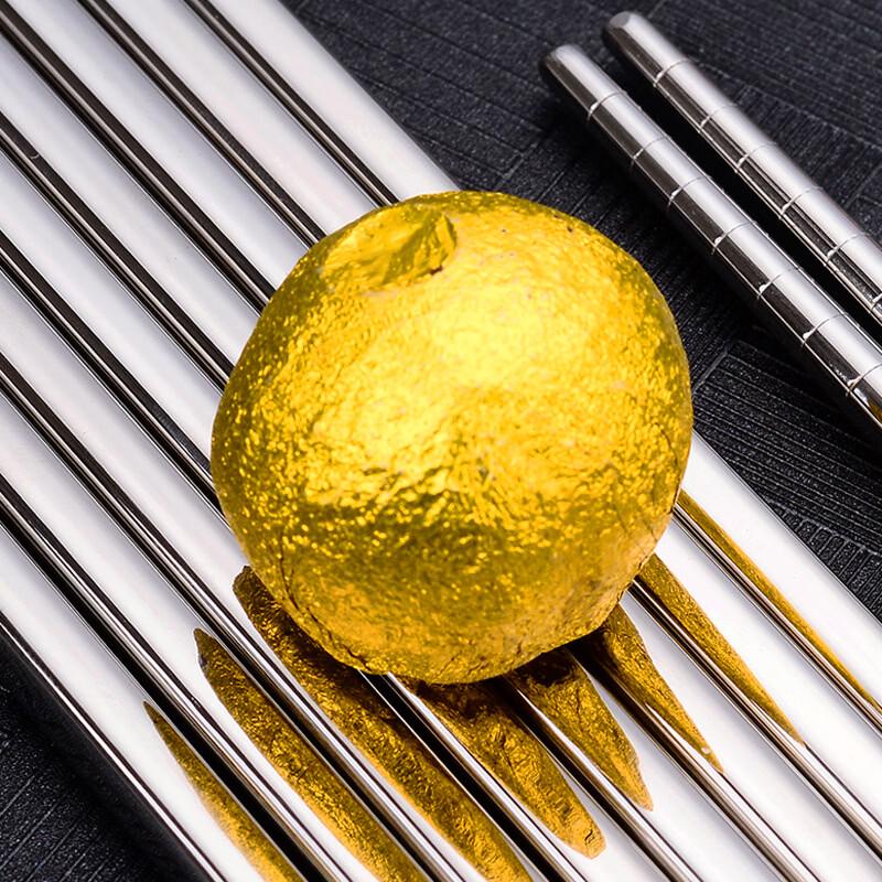 Ru Han 304 Stainless Steel Square Head Threaded Chopsticks