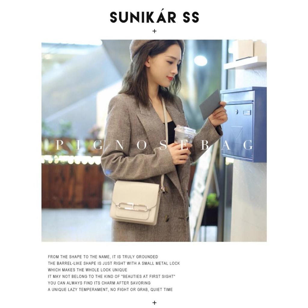 Kožená dámská taška s prasečím čumákem elegantní móda vysoký smysl tofu taška jednoduchá univerzální jedno rameno crossbody malá čtvercová taška velkoobchod
