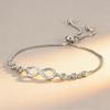 Leichter Luxus Knoten Design Handkette Armbänder Schleifenarmband Glückssymbol Armband Jubiläum