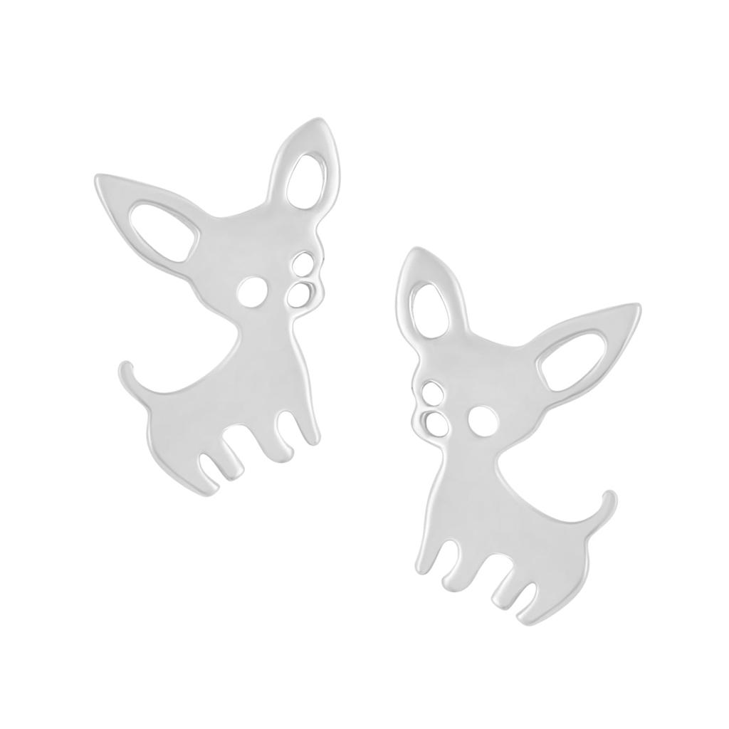 Chihuahua Dog Earrings - 925 Sterling Silver