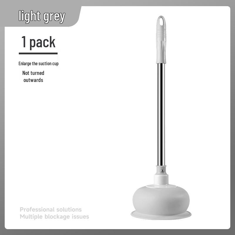 Ultimate Toilet and Drain Plunger: Unclogs and Cleans Sewer and Toilets Effortlessly