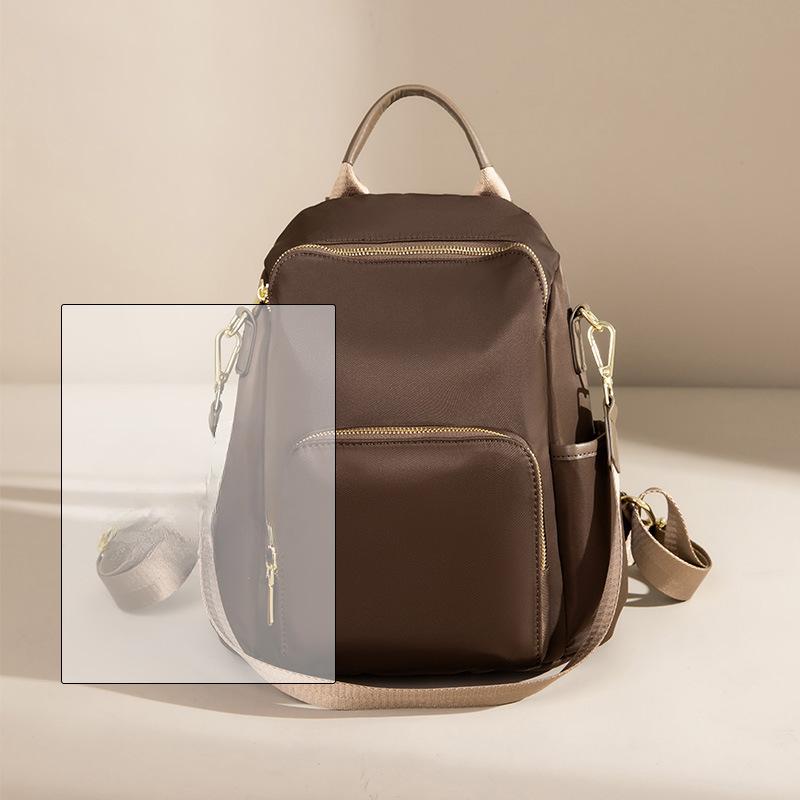 Casual ryggsekk med stor kapasitet i Oxford-stoff for kvinner, vår og sommer, multifunksjonell pendlerryggsekk, reiseveske