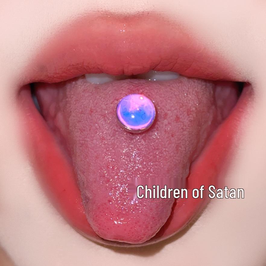 Satan's Child Tongue Stud: Basic Formula Bling for Hot Girls