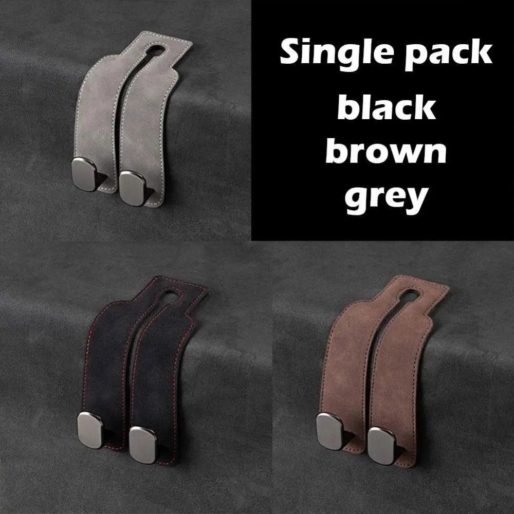 1/2Pcs Double Hook Vehicle Interior Holder High End Car Rear Front Seat Hanger  Mercedes