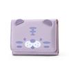 IELGY cat short multi-card slot clear coin purse for women