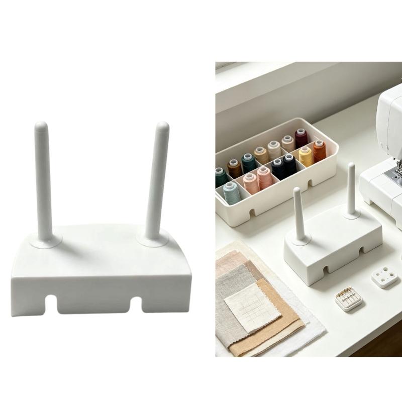 Replacement Thread Support for Household Sewing Machines, Lightweight Plastic Part with Two Vertical Posts for Home Sewing and Garment Repair