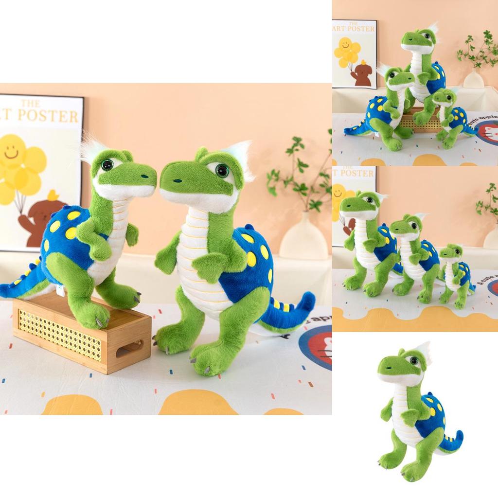 Dinosaur Plush Toy With Short Pile Fabric And Large Eyes For Kids And Collectors