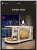 Spacious All-Season Cat Villa: Indoor Cabinet, Bed, Toilet, and Cage