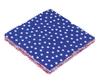 Soimoi Precut 5-inch American Flag  Color Prints Cotton Fabric Bundle Quilting Squares Charm Pack DIY Patchwork Sewing