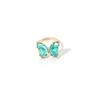 Mori Acrylic Butterfly Color Transparent Live Ring Internet Celebrity Tide Simple Fashion Super Fairy Ring