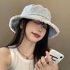 Denim Embellished Floral Fishing Hat For Comfortable Spring Wear Everyone For
