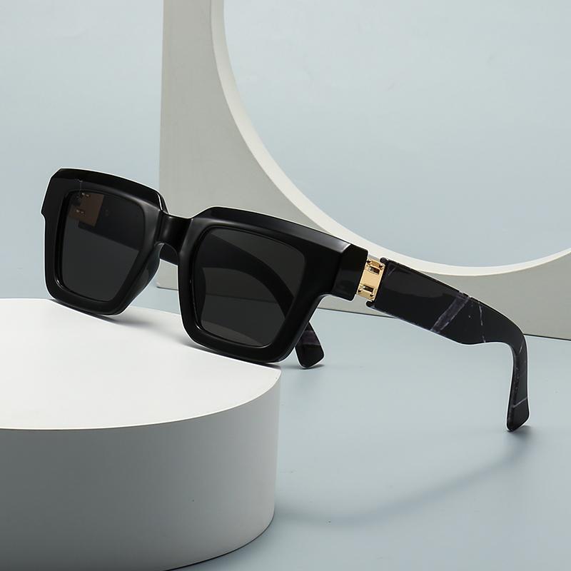 Yiran Glasses Women's European And American Big-Name Modern Retro Sun Glasses High-End Ins Style Sun Glasses Versatile And Trendy 9201 Cm