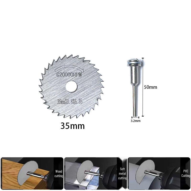 High-Speed Steel Circular Saw Blade for Handheld Drill & Electric Grinder (Wood, Plastic, Metal)