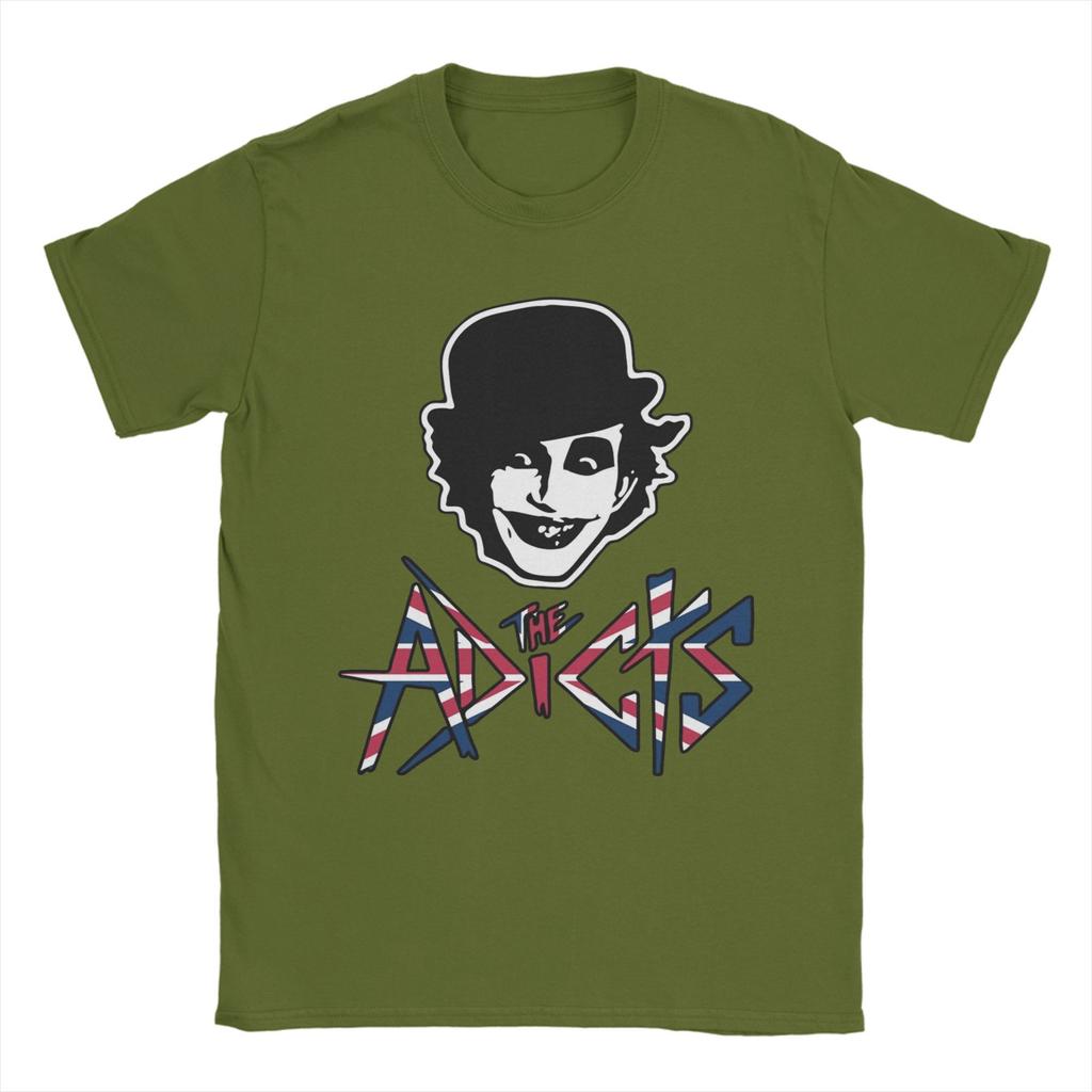 Neuheit The Adicts Flagge UK All The Young Droogs T-Shirts für Herren Baumwoll-T-Shirts Kurzarm-T-Shirt Geschenkidee Oberteile