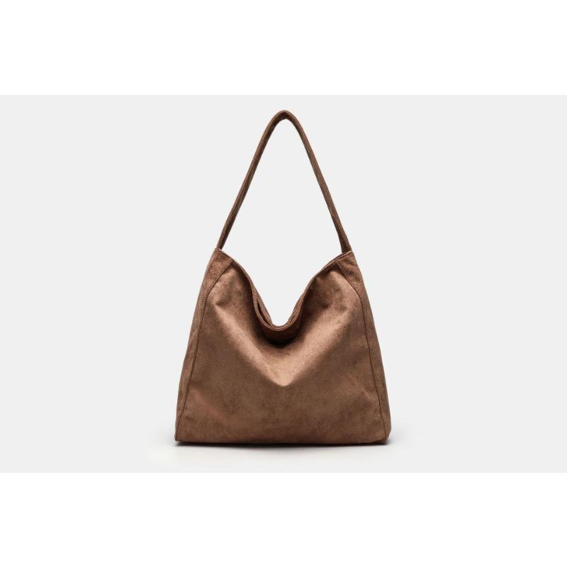 Suede Autumn and Winter Casual Solid Color Autumn and Winter New Large-capacity Simple Retro Underarm Tote Shoulder Bag