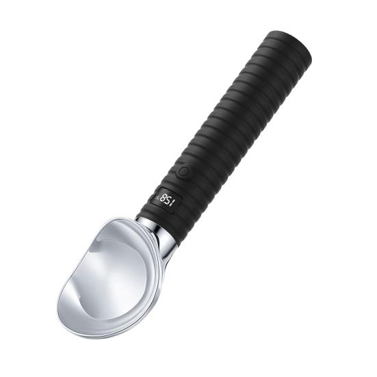 Electric Heated Ice Cream Scoop with Digital Display Electric Ice Cream чёрный