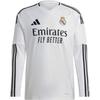 adidas Real Madrid 24/25 Langarm Heimtrikot Weiß IT3442