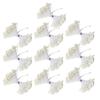 900pcs Double Heads Artificial Pistil Cream White Floral Stamens Flower Stamens  DIY Crafts