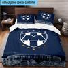 3pcs Monter-rey Football Crest Art Printed Bedding Set Duvet Cover Closure Includes 1 Duvet Cover & 2 Pillowcases Bedding Sets Home Decor Gifts