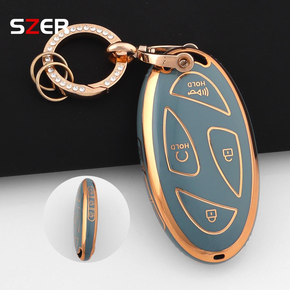 TPU Auto-Fernbedienung Smart Key Hülle Schale für Hyundai IONIQ 6 New Grand Prix GN7 Kona 5 7 Tasten Geschützter Halter Keyless Fob