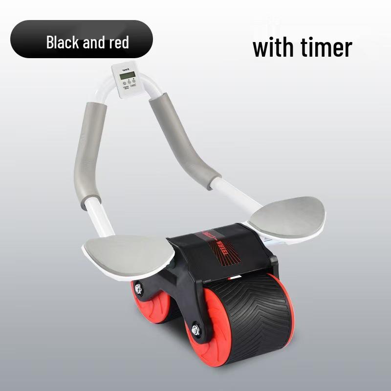 Multi-use Automatic Rebound Ab Wheel Trainer - Elbow Support for Home Abs Workout