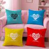 Creative Love Letters Pillow Case Pattern Printing Pillowcase Living Room Sofa Cushion Cover Bedroom Room Decor