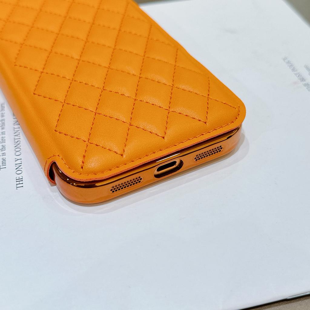 Flip Cover Verchromt Klar Magnetisch Faltbar Leder Geldbörse Hülle Für iPhone17 Air 16 Pro Max Magnetisch 15 14 13 12 11 Pro Steckplatz Kartenhalter Tasche Hülle