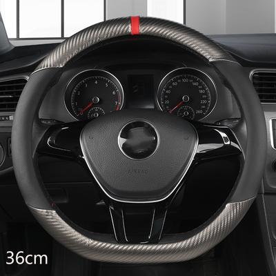 D/O Tvar 36cm Karbonová Vláknina Kryt Volantu do Auta Velikost S pro Honda Civic Ciimo Jade SUZUKI Alto NISSAN Juke Autopříslušenství