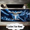 Özel İsim Mouse Pad Lazio Futbol Kulübü Amblemli Mouse Pad, Oyun Mouse Pad'i, Klavye Altlığı, Bilgisayar Dizüstü Bilgisayar için Masa Dekoru Fan Doğum Günü Hediyesi