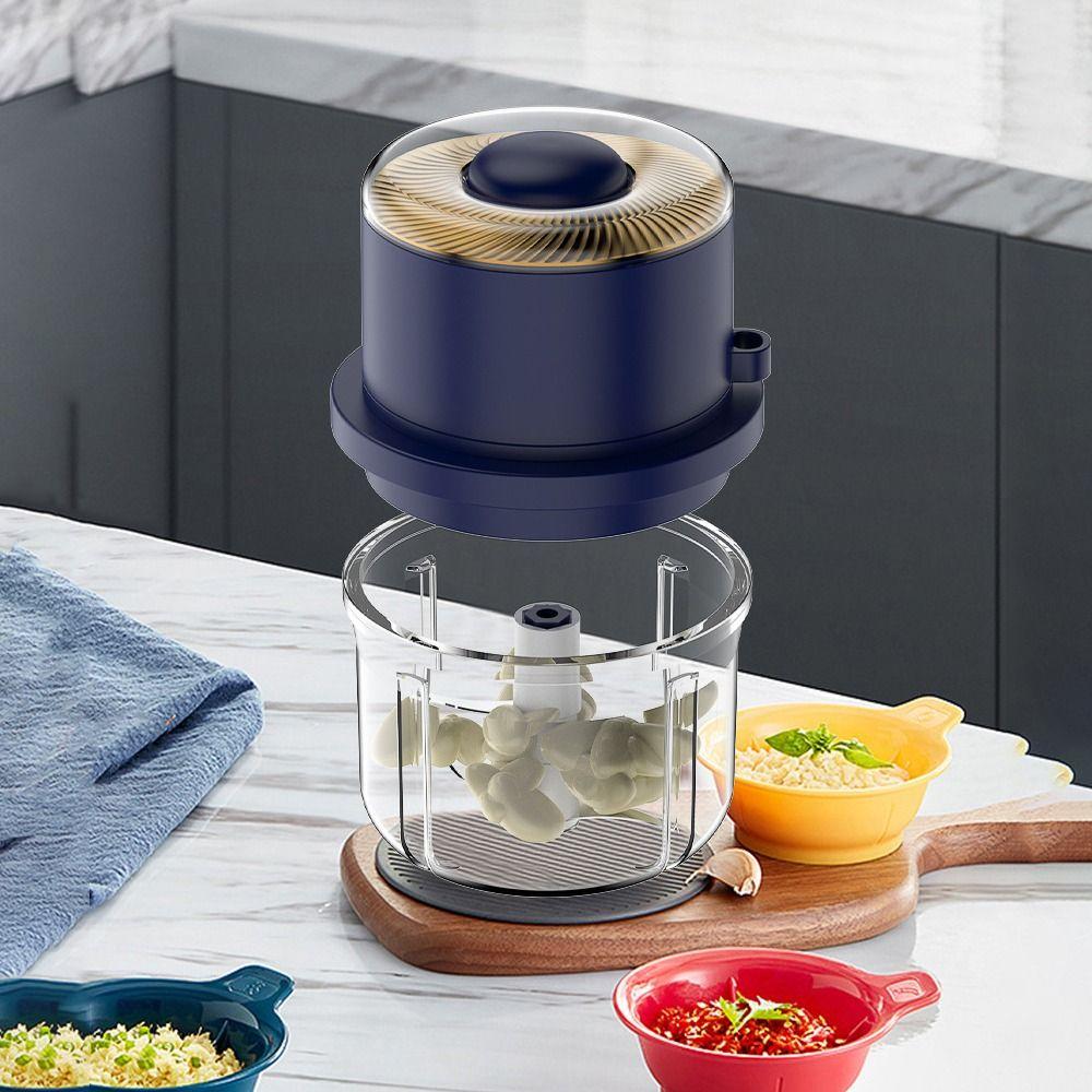 USB Rechargeable Electric Garlic Chopper 350ml Food Chopper Meat Grinder  For Meat Vegetables