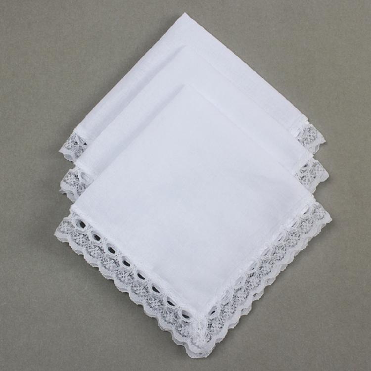 Versatile White Lace Handkerchief for Various Occasion Celebration Party