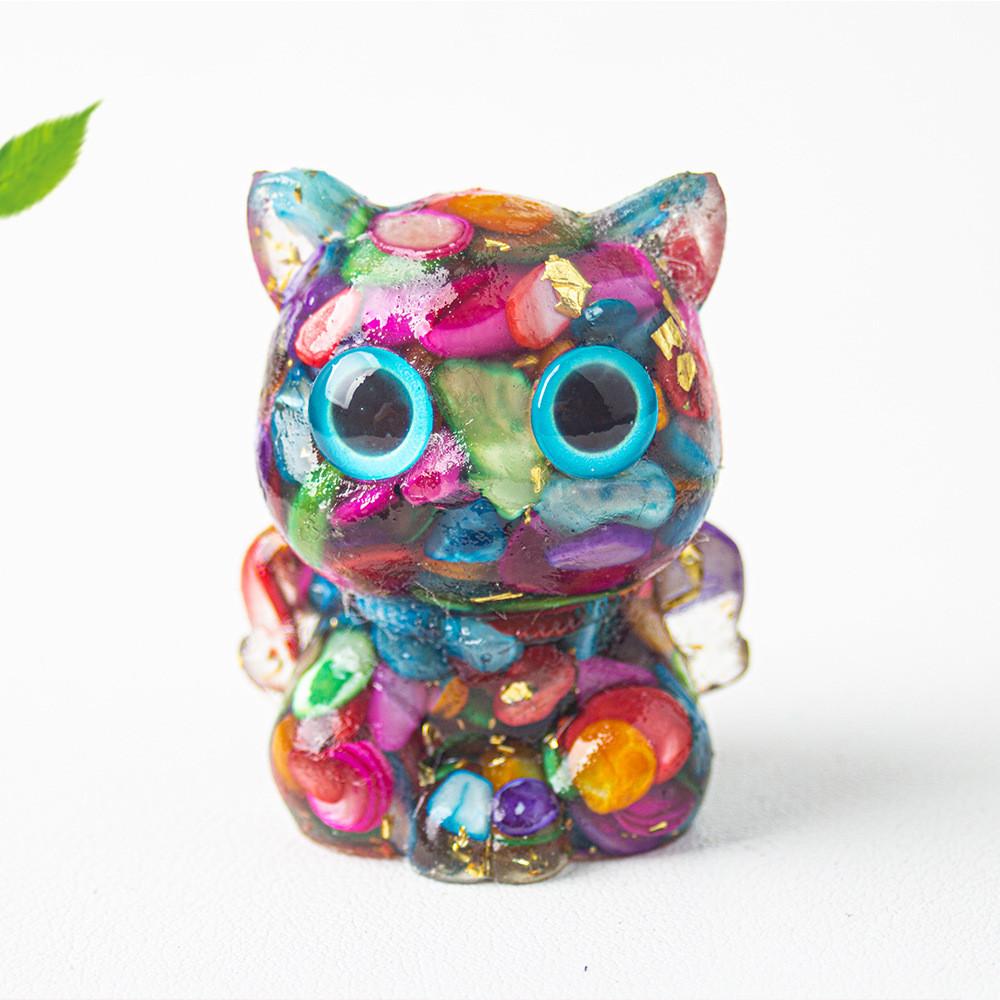 Resin Crystal Art Piece With Creative Handcrafts For Home And Living Room Decoration