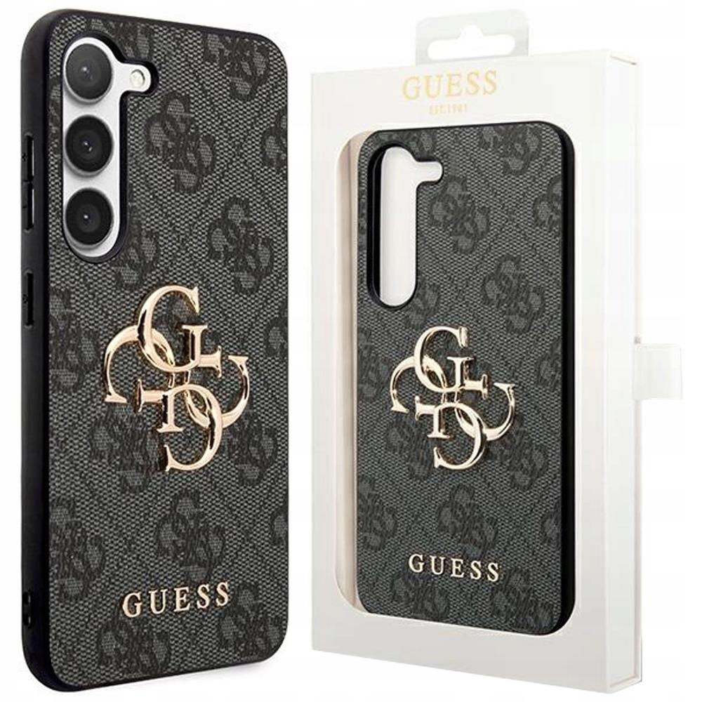 Guess Guhcs24L4Gmggr S24 Ultra S928 Czarny/Black Hardcase 4G Big Metal Logo