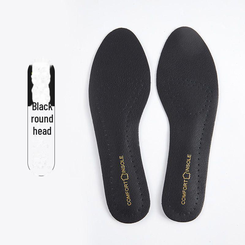 

Женские ультратонкие дышащие стельки из коровьей кожи для туфель с острым каблуком — самоклеящиеся, удобные, впитывающие пот и дезодорирующие. 37-38