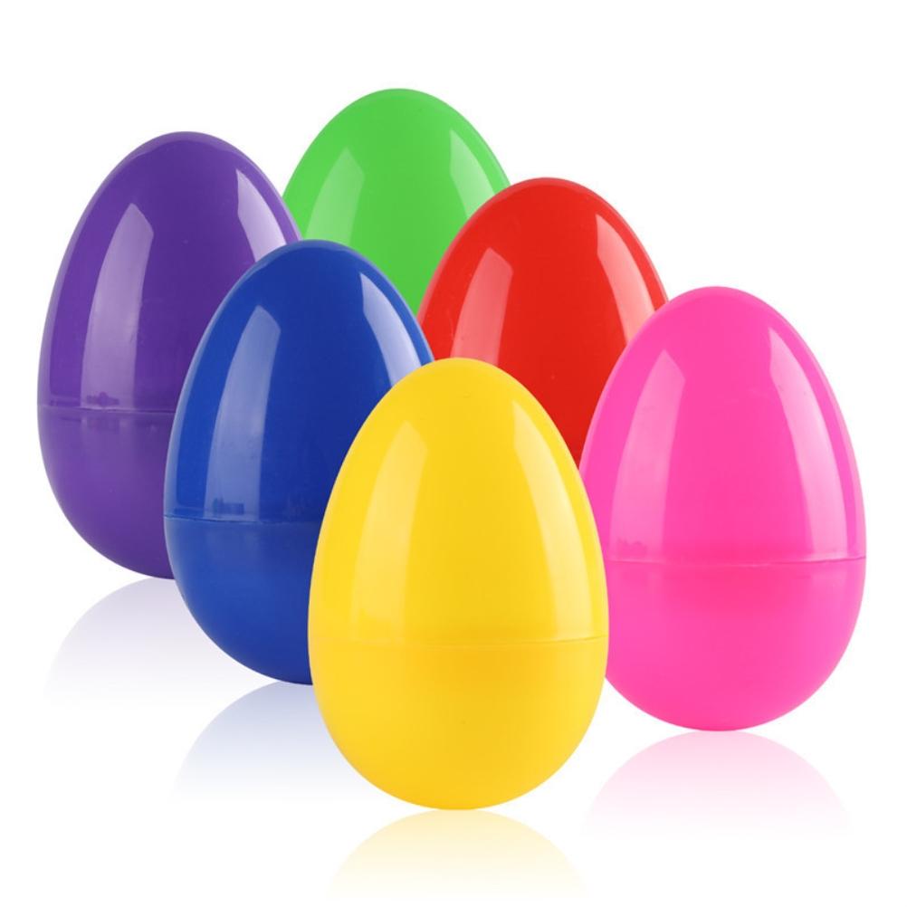 12PCS Colorful Easter Eggs Fillable Easter Eggs Crafts Basket Stuffers for Easter Party Games