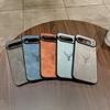 Deer Pattern Leather Matte Case For Google Pixel 9 Pro XL 8A 8 Pro 7A 7 Solid Color TPU Soft Shockproof Slim Phone Cover